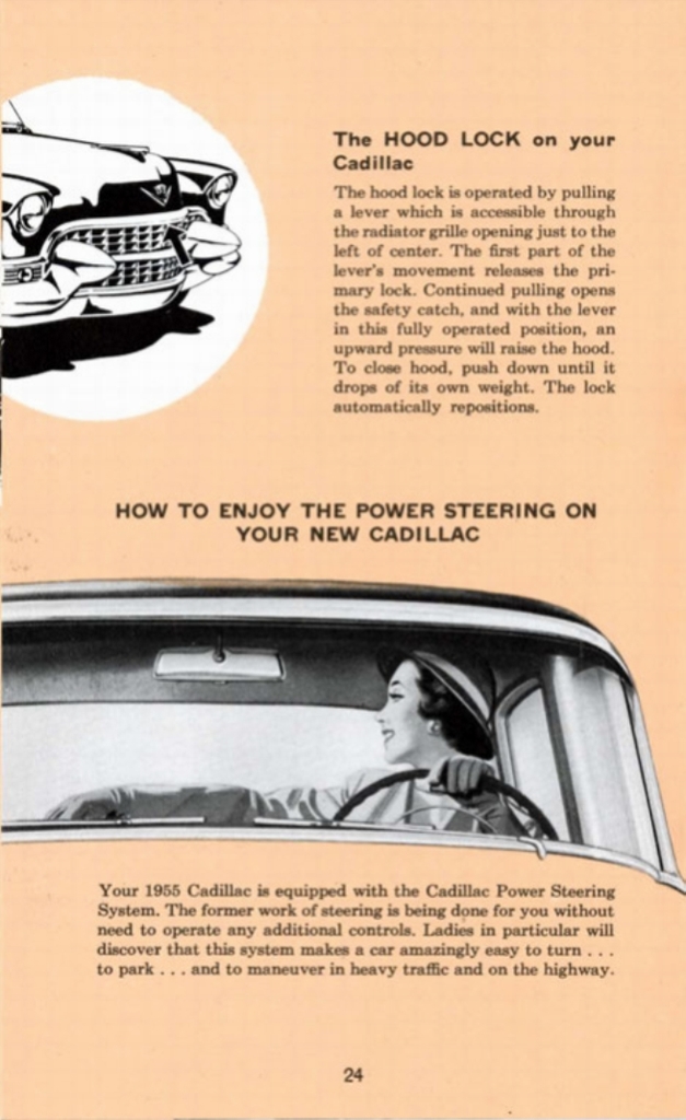1955 Cadillac Owners Manual Page 30